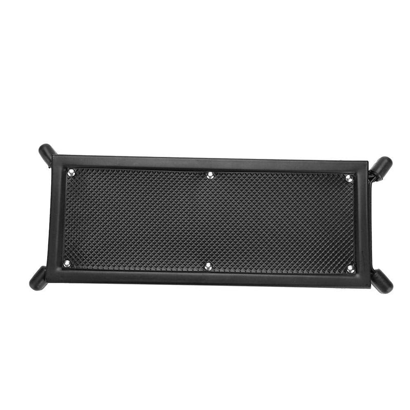 Guitar Foot Stool 4 Adjustable Height Levels Foot Rest Stool Anti-Slip Metal Guitar Pedal for Comfortable and Solid Support
