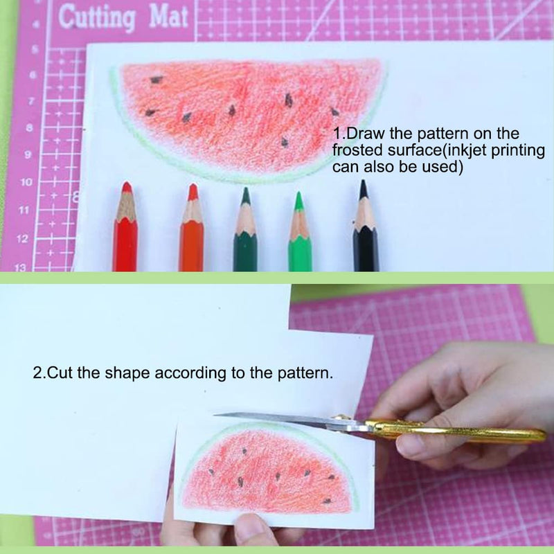 Shrink Plastic Sheets - 5.7X7.8 inch - 25 PCS Heat Shrink Papers for Handmade Crafts. Fantastic Choice for Kids and Parents Making DIY Gifts