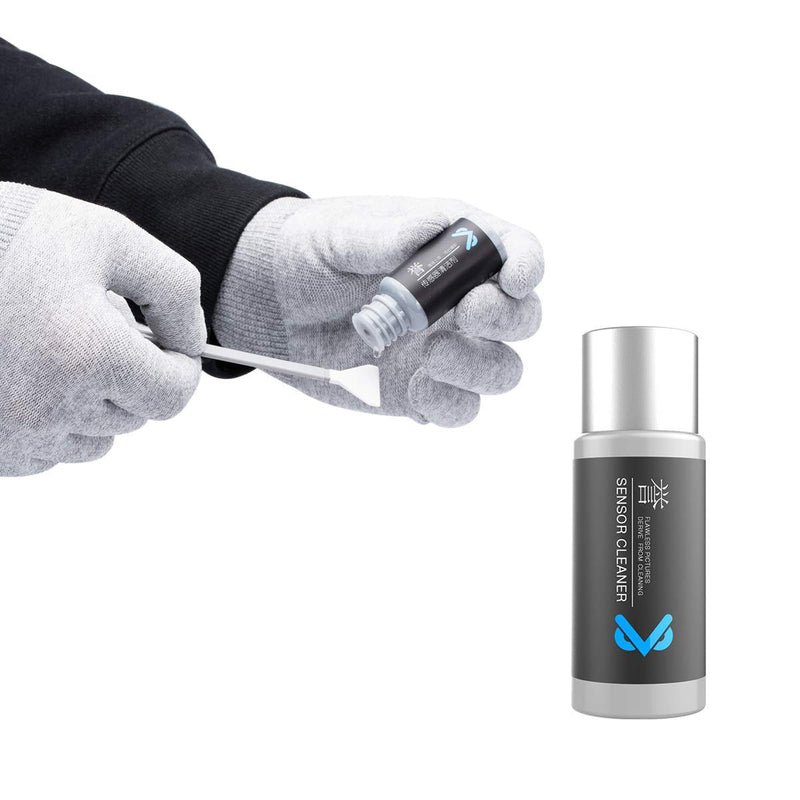VSGO VS-S04E Professional Medium Format Camera Cleaning Kit for Medium Frame CCD/CMOS/Sensor with 12pcs Clean Swabs 34mm and 10ml Cleaner