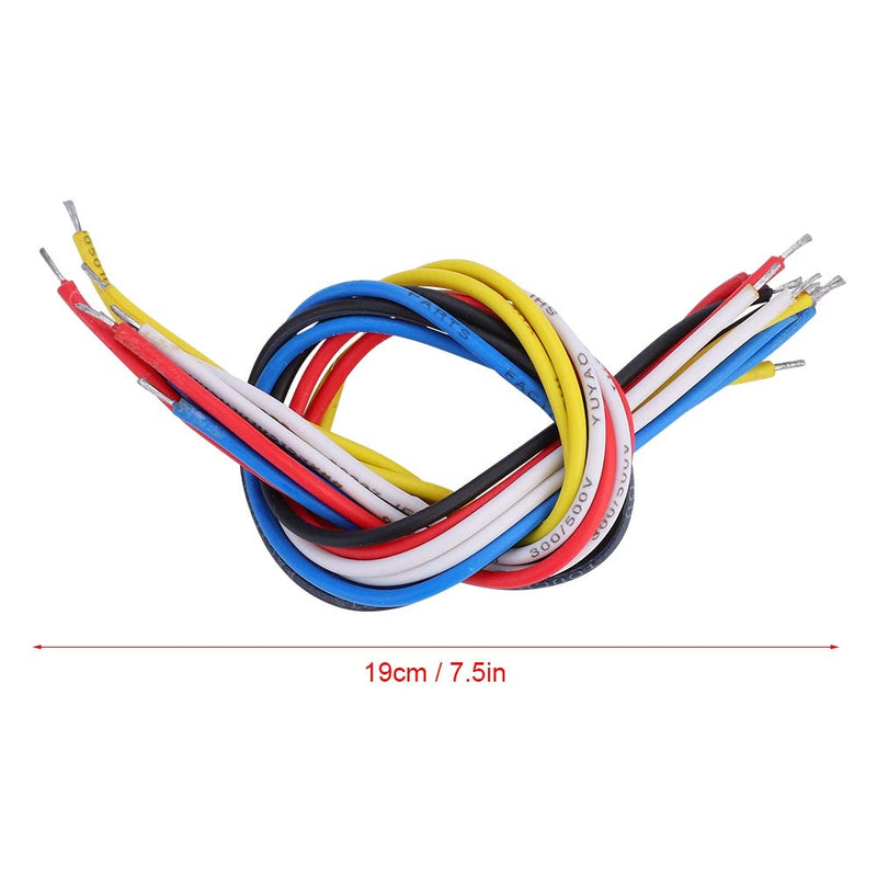 10 Pcs Electric Guitar Wire, 9 cm /19 cm Guitar Wire Cable for Electric Bass Guitar (19cm) 19cm