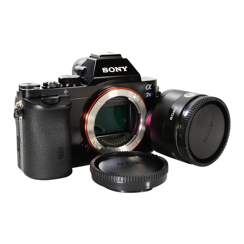 CamDesign 5 Set Body Cap & Camera Rear Len Cap Set Compatible with Sony E-Mount NEX Mirrorless Cameras Sony Alpha a6500 A6300 a6000 a5100 a5000 a3000 Alpha A9 A7 A7R A7S A7II NEX-7 NEX-6 NEX-5 NEX-5T