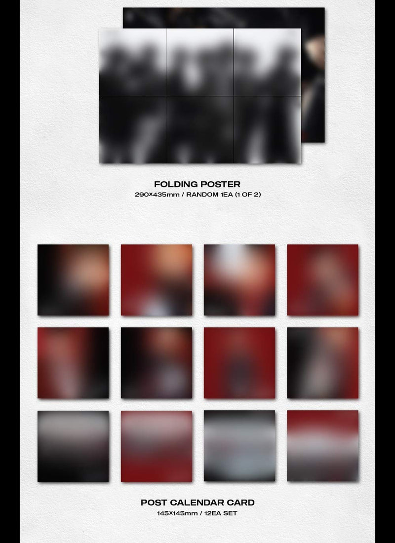 [AUSTRALIA] - ATEEZ - TREASURE EP.2 ZERO TO ONE Album CD+Photo Booklet+Folding Poster+Photo Card 