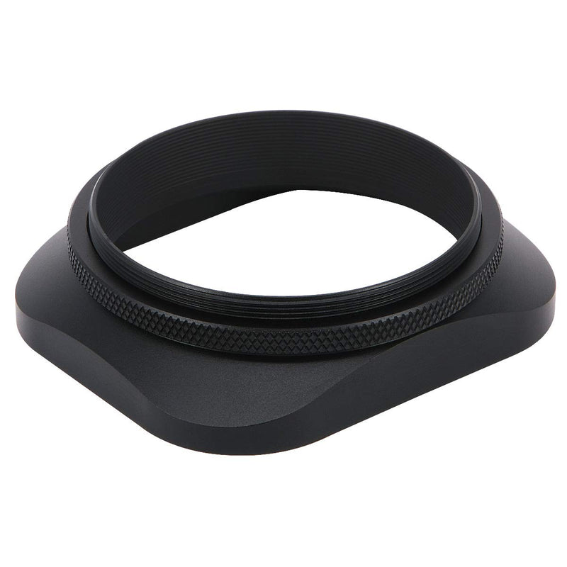 Haoge LH-B55T 55mm Square Metal Screw-in Lens Hood with Cap for Leica APO-Summicron-M 90mm f/2 ASPH E55, Summicron-R 50mm f2 E55, Summilux-R 50mm f/1.4 E55, Elmarit-R 28mm f2.8 35mm f/2.8 E55 Lens