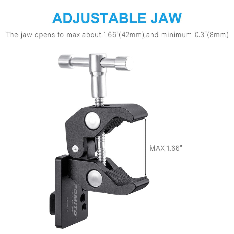 Fomito V-Lock (Male) Clamp Release Plate for V-Mount Power Adapter