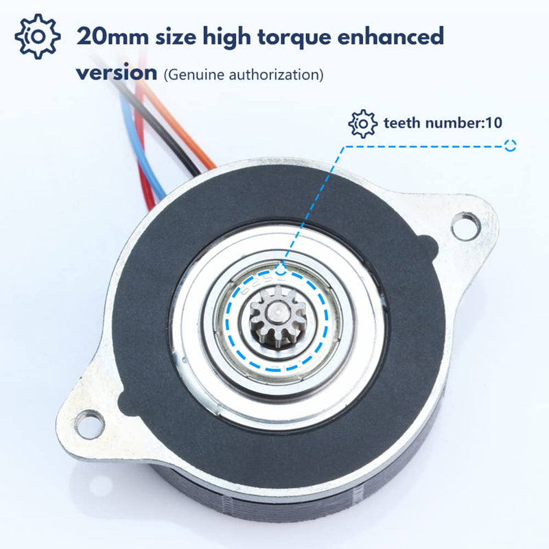 HOCENWAY Moons NEMA14 36MM 20MM Enhanced Stepper Motor Compatible with Orbiter Extruder Sherpa Extruder, Ender 3 Pro/Voron 2.4 / BLV / CR10 3D Printer Direct Drive Upgrade