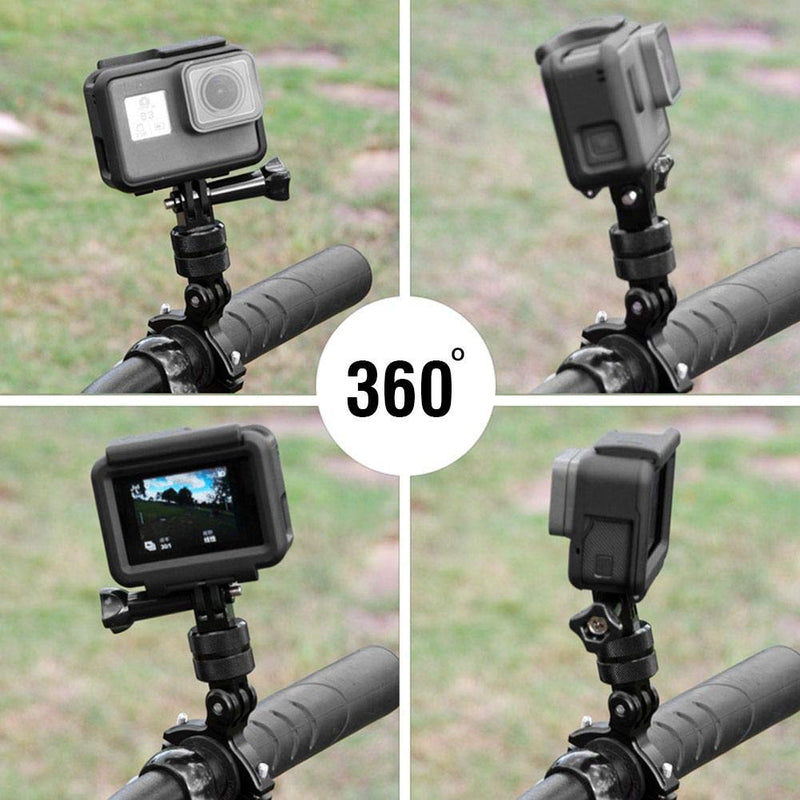 Camera Swivel Pivot Arm Mount, 360 Degree Rotating Aluminum Swivel Arm Adapter for GoPro Hero 6/5/4/7