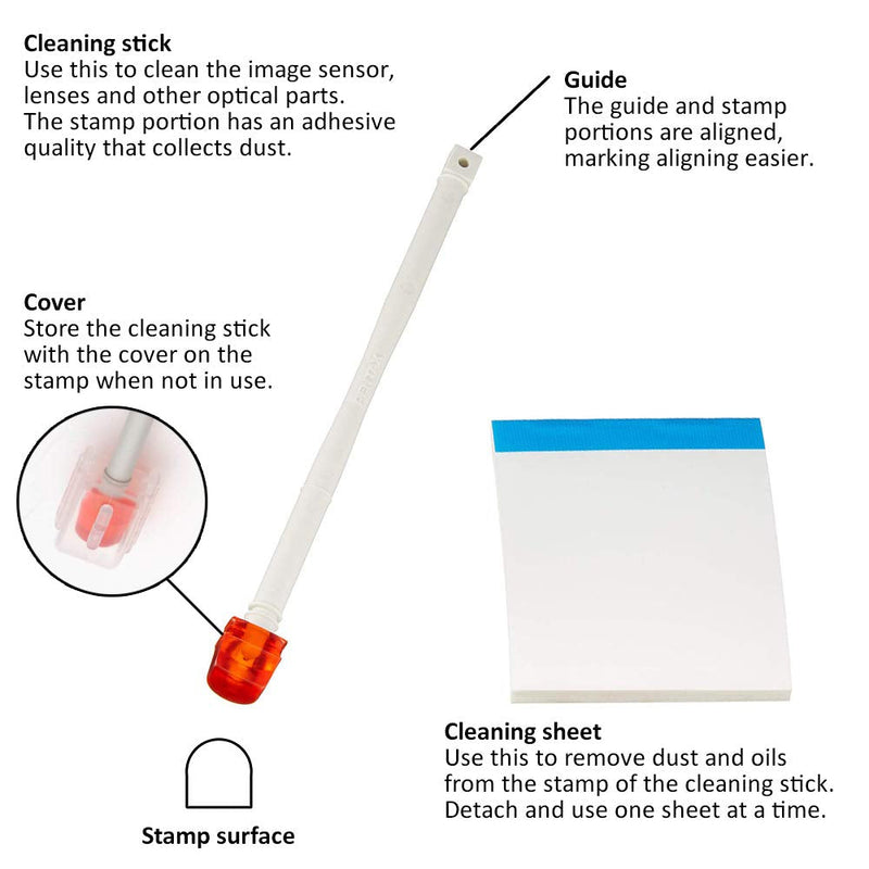 [AUSTRALIA] - Pentax Sensor Cleaning Kit O-Ick1: Professional Sensor(Ccd/CMOS) Cleaning for Digital Slr Cameras, Mirrorless Cameras and Lenses Easy to Use with Urethane Resin Stick and Cleaning Sheets Made in JAPAN 
