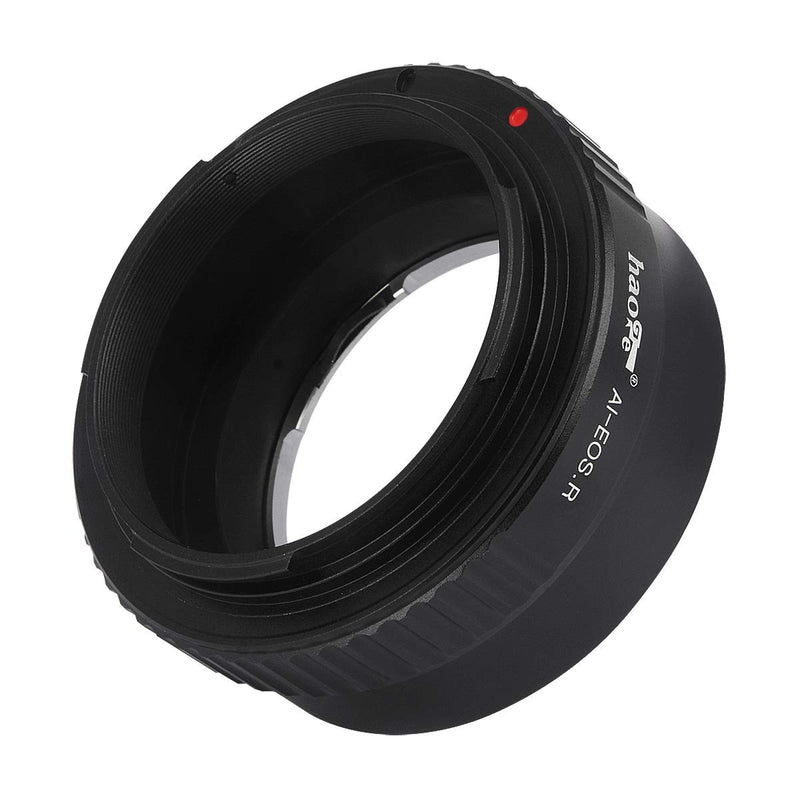 Haoge Manual Lens Mount Adapter for Nikon Nikkor F/AI/AIS/D Lens to Canon RF Mount Camera Such as Canon EOS R