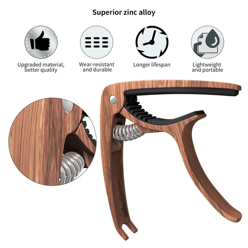 Guitar Capo Quick Change Capo for 6-String Acoustic Guitar Electric Guitar Classical Guitar Ukulele Capotastos Capo