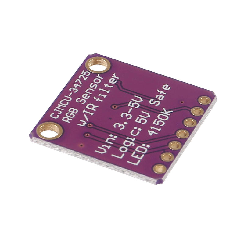 AITRIP 3 PCS TCS-34725 TCS34725 RGB Light Color Sensor Colour Recognition Module RGB Color Sensor with IR Filter and White LED for Arduino