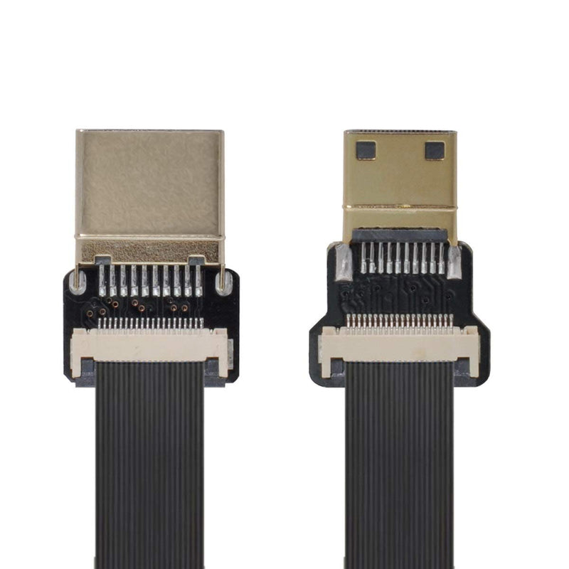 [AUSTRALIA] - Xiwai CYFPV Mini HDMI Male to HDMI Male FPC Flat Cable 1080P for FPV HDTV Multicopter Aerial Photography (0.1M) 10CM 