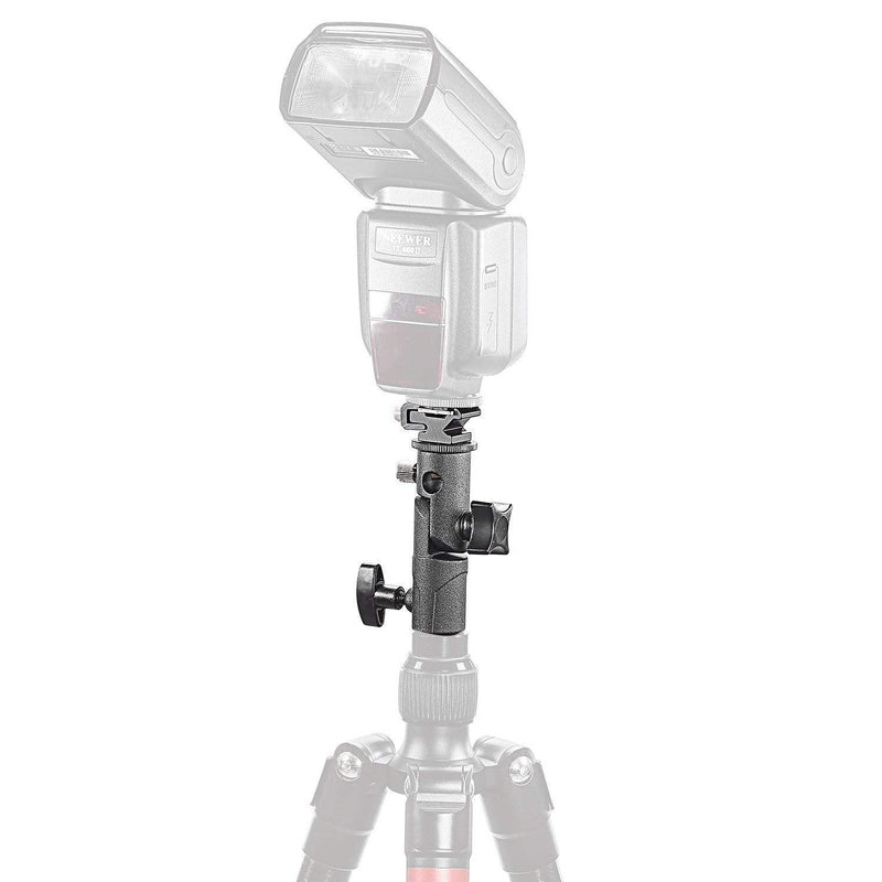 SLOW DOLPHIN Camera Flash Speedlite Mount Swivel Light Stand with Umbrella Bracket Holder （2 PCS） 2 pack Camera Flash Brackets