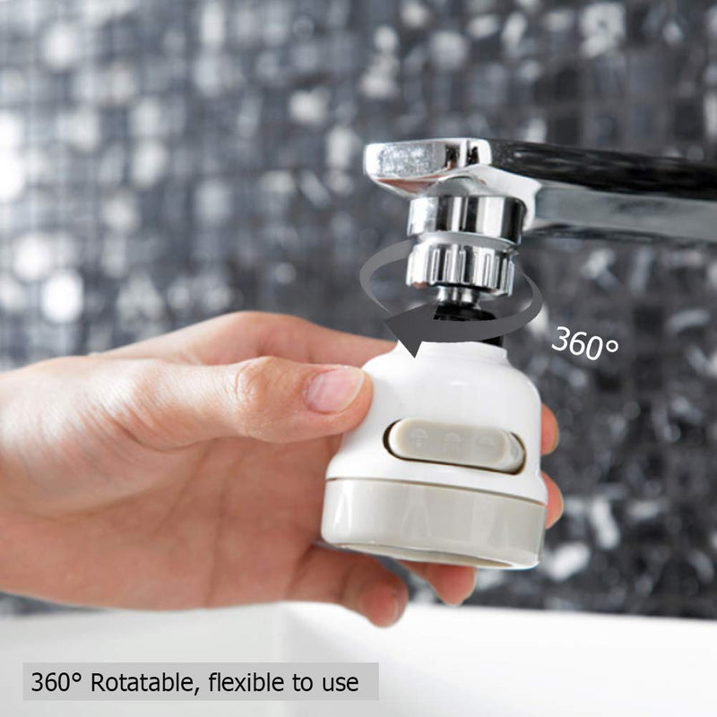 Yosoo Kitchen Faucet Spray Head Tap Splash Filter Nozzle 360?Rotatable 3 Modes Adjustment