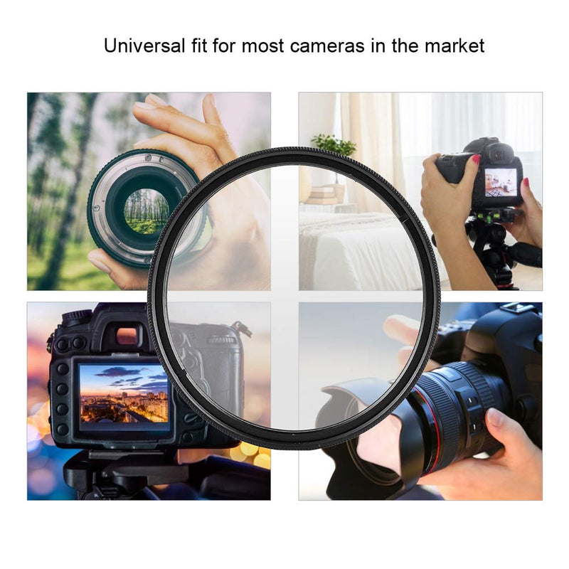 Lens UV Filter, Camera Protecting Filter High Transmittance Lens Protecting Filters for Photographer for DSLR Cameras(58MM) 58MM