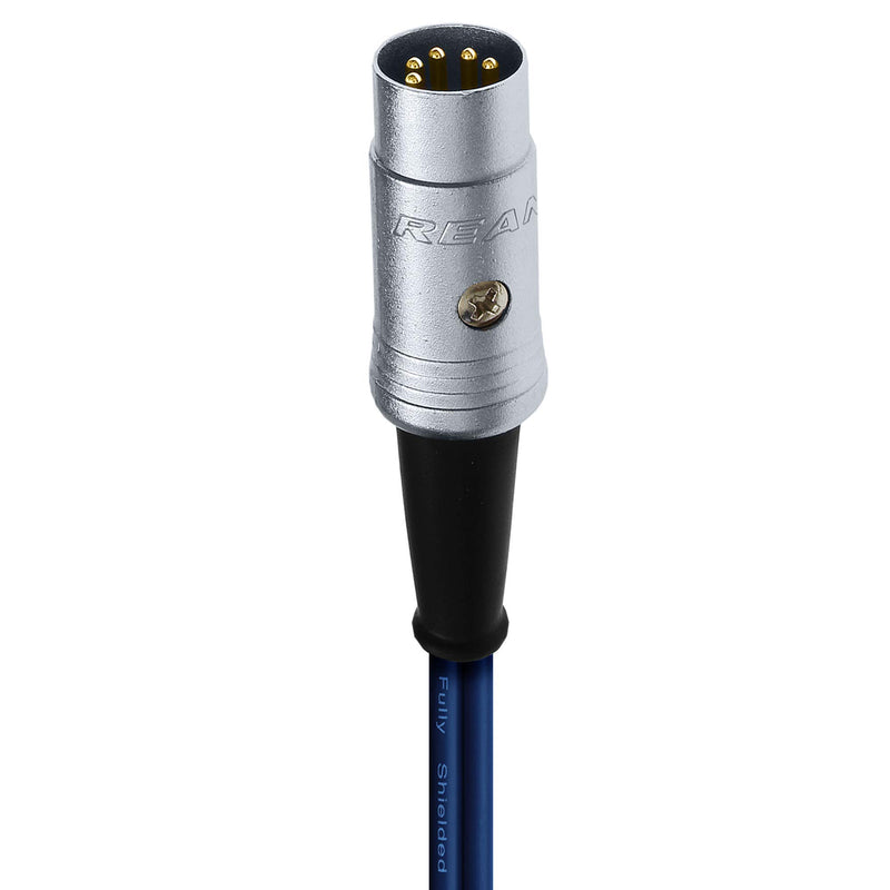 1STec 1m 5 Pin DIN Stereo Audio Cable with 2 RCA Phono Plugs. This Cable is suitable for connecting various audio sources to B&O Naim Quad or similar Amplifiers (RCA-DIN, 1 Metre) RCA - DIN