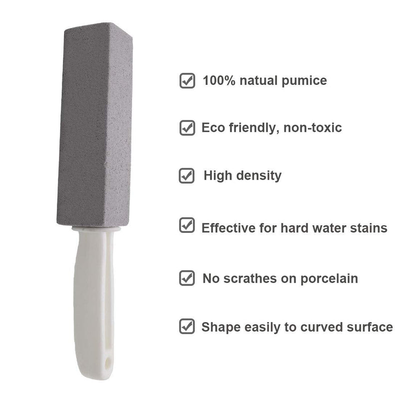 [AUSTRALIA] - Pumice Stone for Toilet Bowl Cleaning with Handle Toilet Stone Household Cleaning 8 Pack 