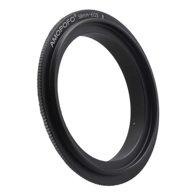58mm to EOS R Filter Thread Macro Reverse Mount Adapter Ring,& for Canon EF R Full Famer Camera 58mm to EOS R Reverse Adapter Ring