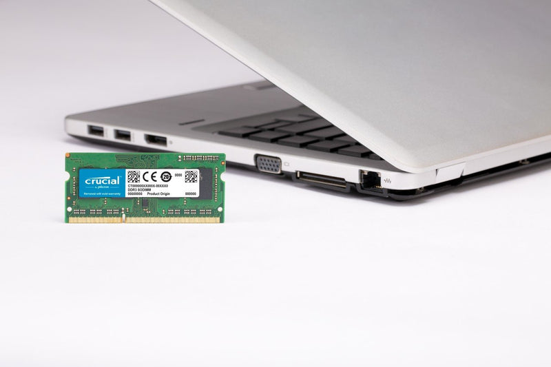 Crucial 8GB Single DDR3/DDR3L 1866 MT/s (PC3-14900) Unbuffered SODIMM 204-Pin Memory - CT102464BF186D