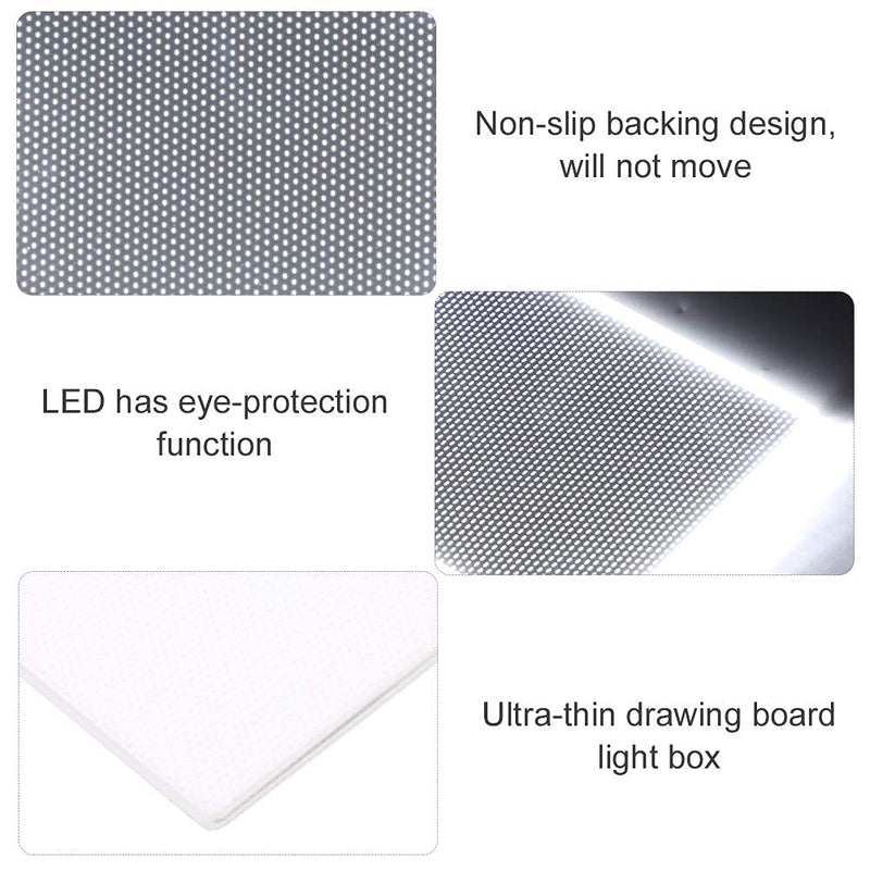 Bright Ultra‑Thin Drawing Board LED Drawing Tablet, LED Light Board, Paper Art Calligraphy and Painting Craft Paper tracing Paper for Home Animation Industry