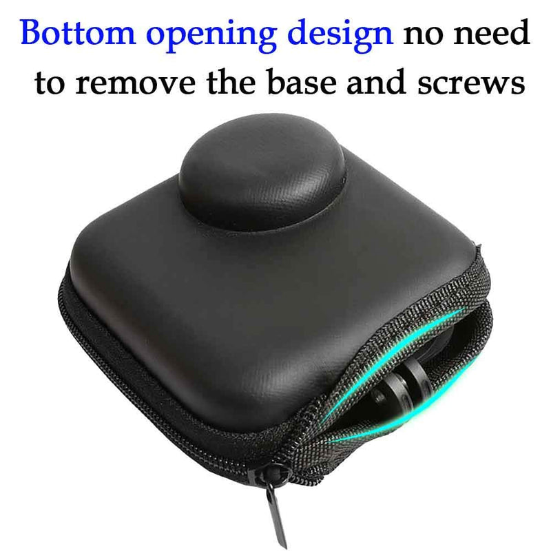 [AUSTRALIA] - ULBTER Mini Storage Bag Case for GoPro MAX Waterproof 360 Camera + Rubber Lens Cap Cover , Carrying Portable Boxes Accessory for Go pro Max [2+1 Pack] 