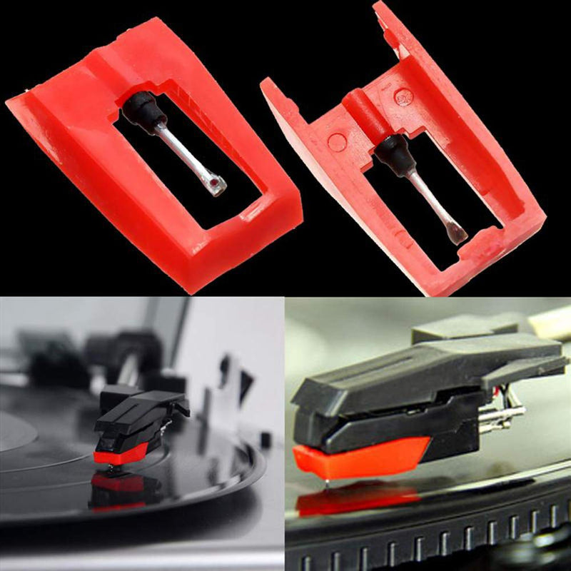 [AUSTRALIA] - Record Player Needle,5 Pack Stylus Turntable Needle Replacement for Record Turntable Player with Storage Case 