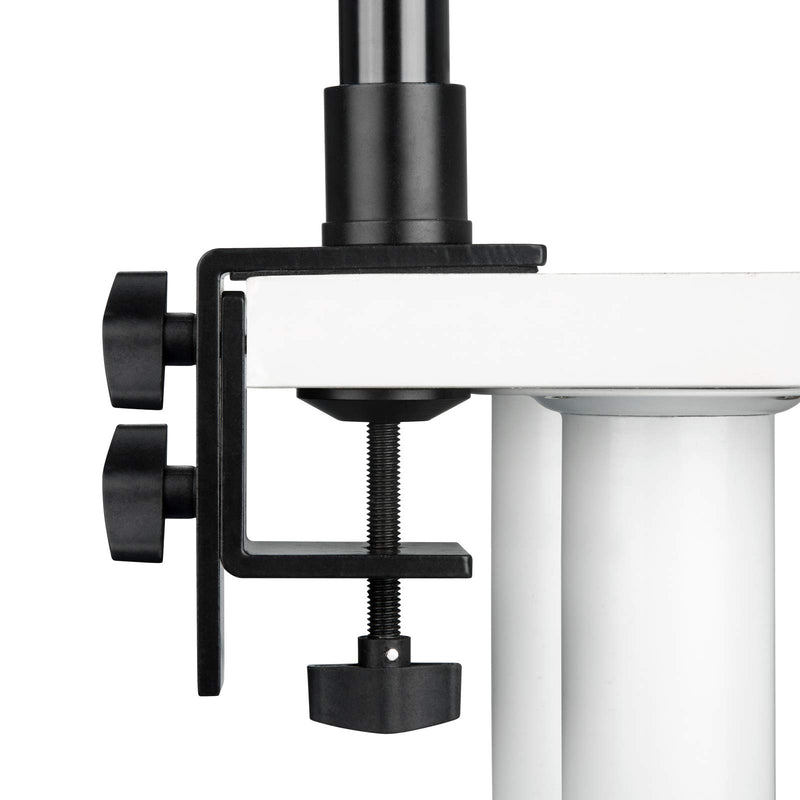 Inngallantry 1/4" Screw Tabletop Light Stand, 13.3"-22.4" Adjustable Desk Mount Stand for Selfie LED Ring Light LED Panel, Desktop Light Stand for Make Up, Selfie, YouTube, Live Show