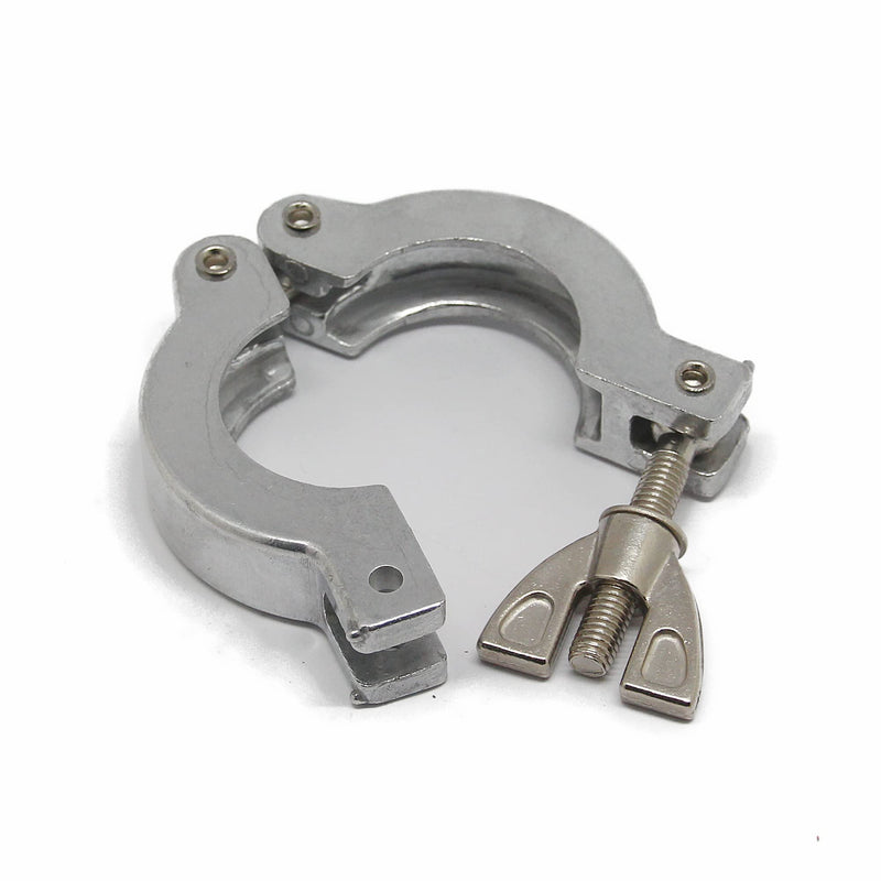 QMINOX KF25 Aluminium Clamp KF Flange fittings NW25 Clamp 2 Pack