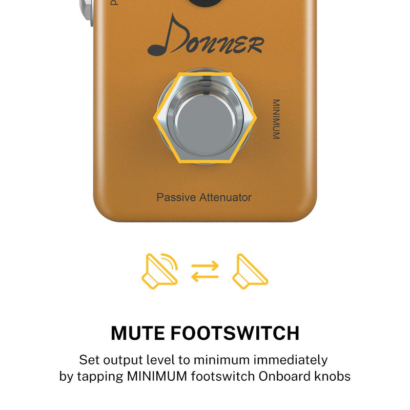 [AUSTRALIA] - Donner EMO AMP Box Controller Signal Converter Guitar Effect pedal with Mute Footswitch 