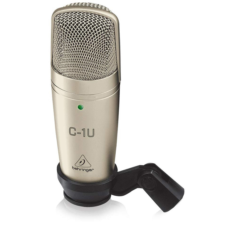 [AUSTRALIA] - Behringer C-1U Professional Large-Diaphragm Studio Condenser USB Microphone Light Gold 