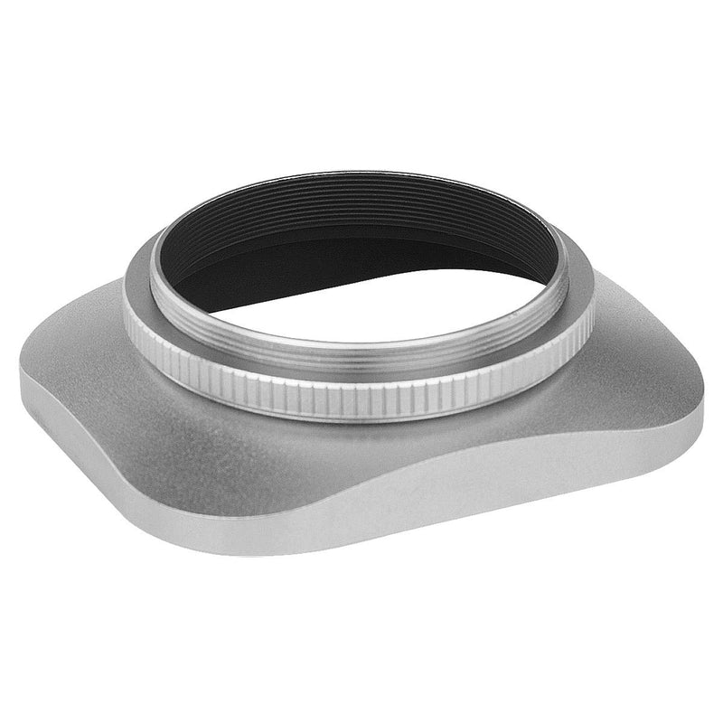 Haoge LH-S46T 46mm Square Metal Screw-in Lens Hood Cap for Leica Summilux-M 35mm f/1.4 50mm f1.4 E46, Summarit-M 90mm f/2.5 75mm f2.5 E46, Summicron-M 28mm F2 E46 ASPH, Voigtlander 35mm f/1.7 28mm f2