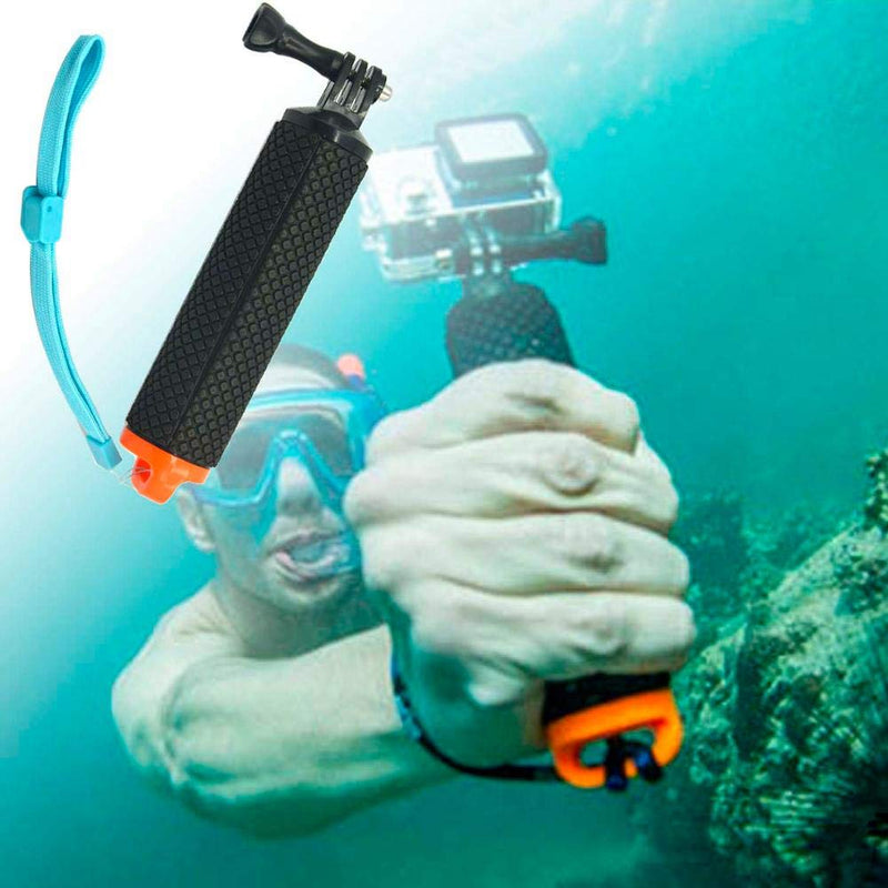 Waterproof Floating Hand Grip for GoPro Camera Hero 8 7 Session Hero 6 5 4 3+ Yi 4K Sjcam sj4000 Under Water Sport Action Cameras Handler Accessories (Green) Green