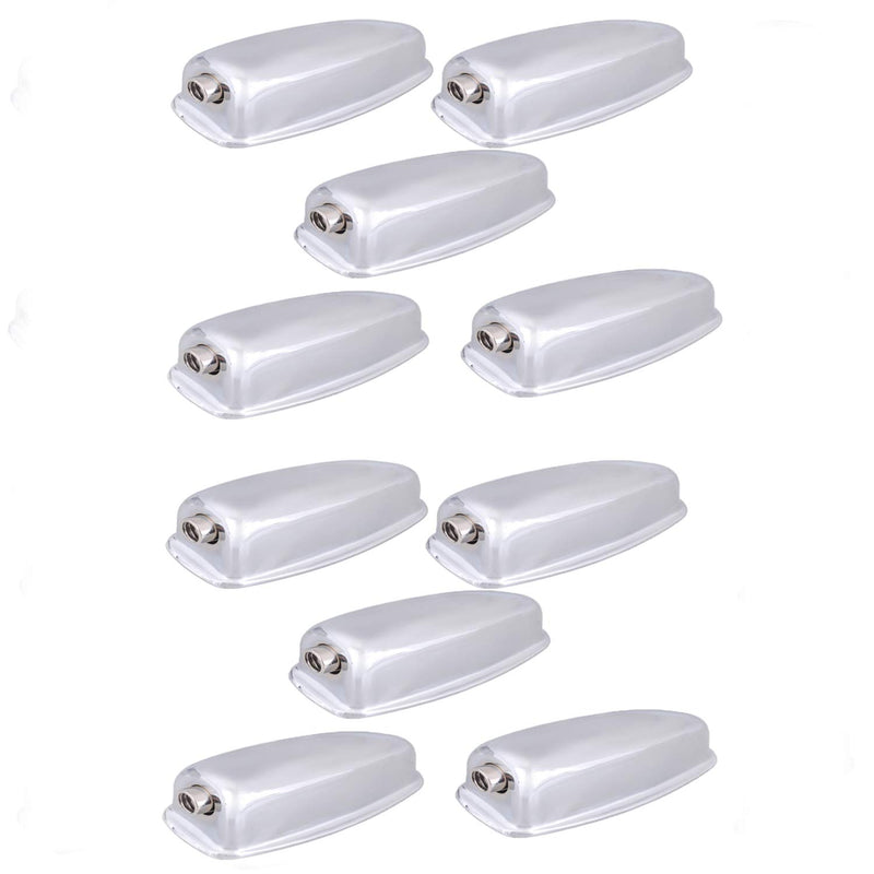 53x24x22mm Drum Claw Hook 10pcs Iron Oval Shape Drum Claw Hook for Bass Drums & Snare Drum,Silver