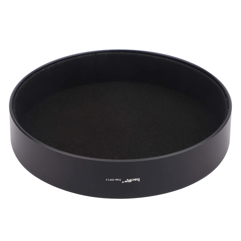 Haoge LH-OP17 Square Metal Lens Hood Shade with Metal Cap Set for Olympus M.ZUIKO ED 17mm f/1.2 PRO Lens 17MM F1.2