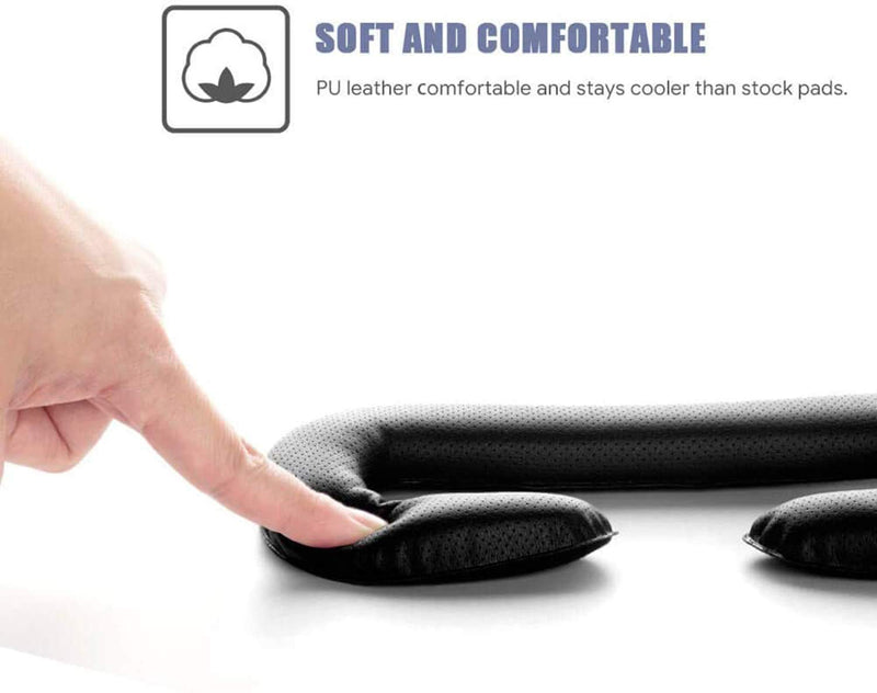 [AUSTRALIA] - KIWI design Face Cushion for HTC Vive, Foam Pad Eye Pad Replacement for HTC Vive 3 Packs 18mm/12mm/6mm with Lens Cleaning Kit VR Facial Cushion for HTC VIVE 3Pack 