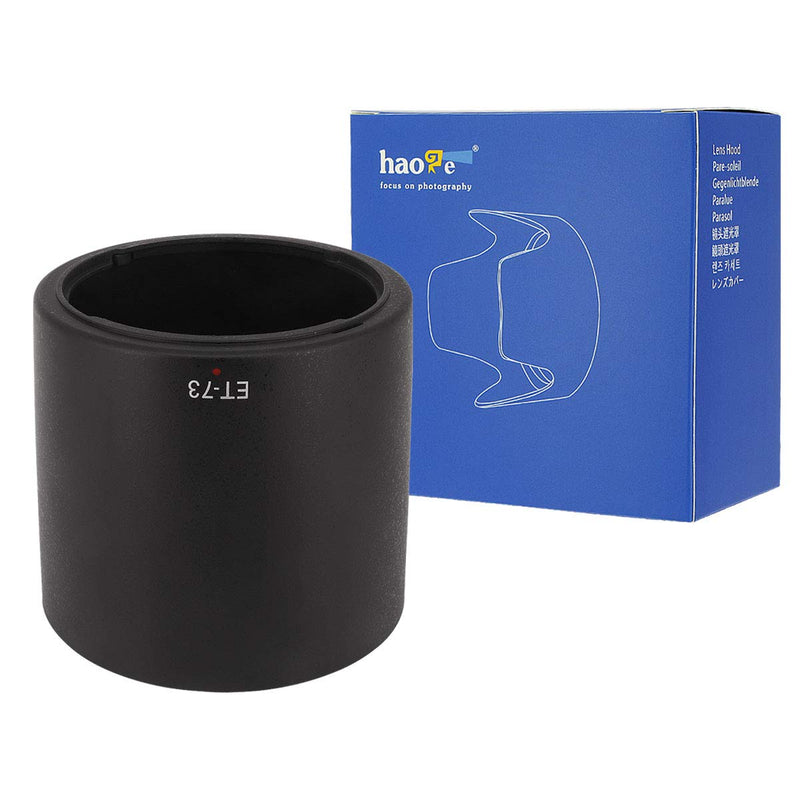 Haoge Bayonet Lens Hood Compatible with Canon EF 100mm f/2.8L Macro is USM Lens Replaces Canon ET-73