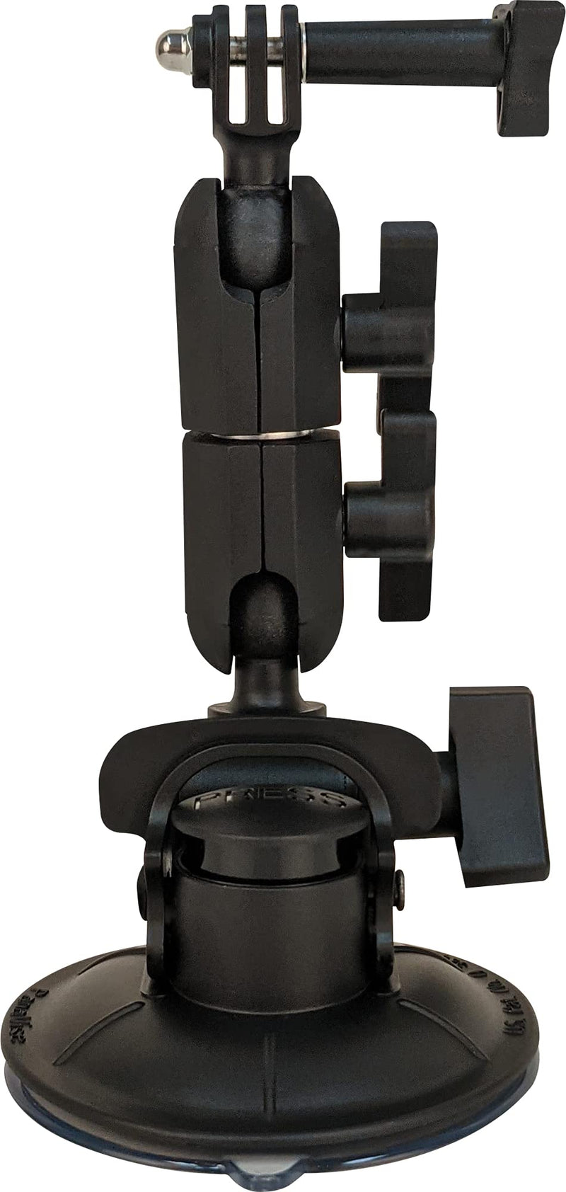Panavise AcitonGrip 13130 Action Grip Double Knuckle Suction Cup Camera Mount (Matte Black)
