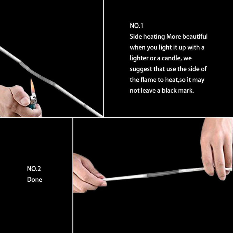200pcs Clear Heat Shrink Tubing, Sopoby Wire Wrap Cable Sleeves, Assorted Tubes Kit, 6 Size φ1.5/2.5/3/5/6/10mm with Case (White)