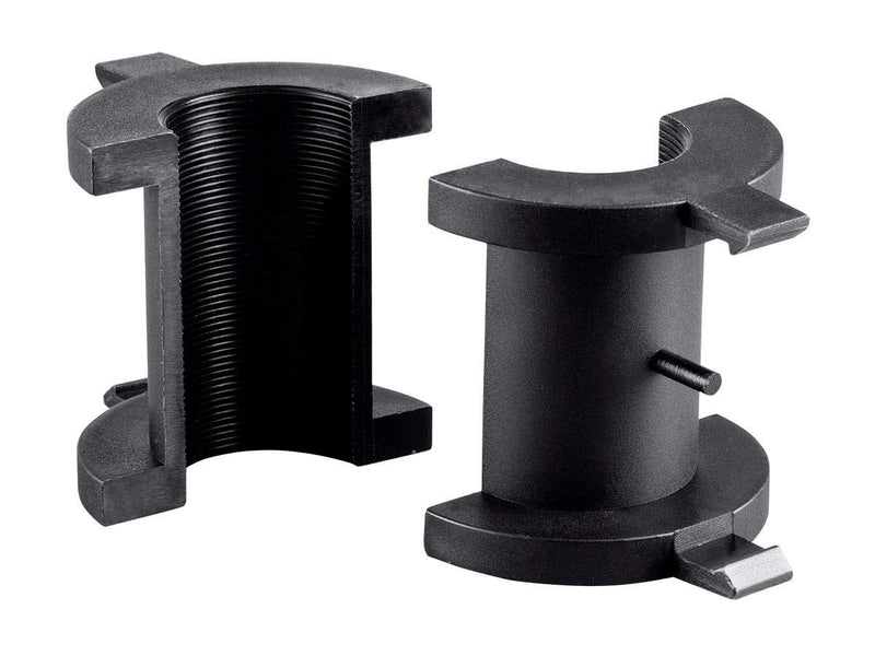[AUSTRALIA] - Monoprice 601000 ABS Molded O-Clamp Black | with Low Profile Mounting, Fits Truss diameters of 1", 1.5", and 2" - Stage Right Series 