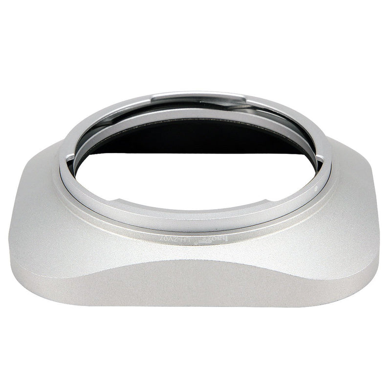 Haoge LH-ZV07 Square Metal Lens Hood for Carl Zeiss Biogon T 2/35 35mm f2 ZM, C Biogon 2.8/35 35mm f2.8 ZM, Planar T 2/50 50mm f2 ZM; Voigtlander NOKTON Classic 35mm f1.4 VM, 40mm f1.4 VM as LH-6 Square - Silver