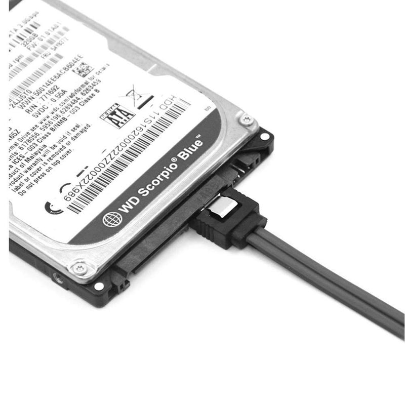 Siyu Xinyi SSD Bracket 2.5 to 3.5 Adapter SSD HDD Metal Mounting Bracket Adapter Hard Drive Holder for PC SSD+2 Pieces SATA Data Cable（with Screws and mounting Screwdriver）
