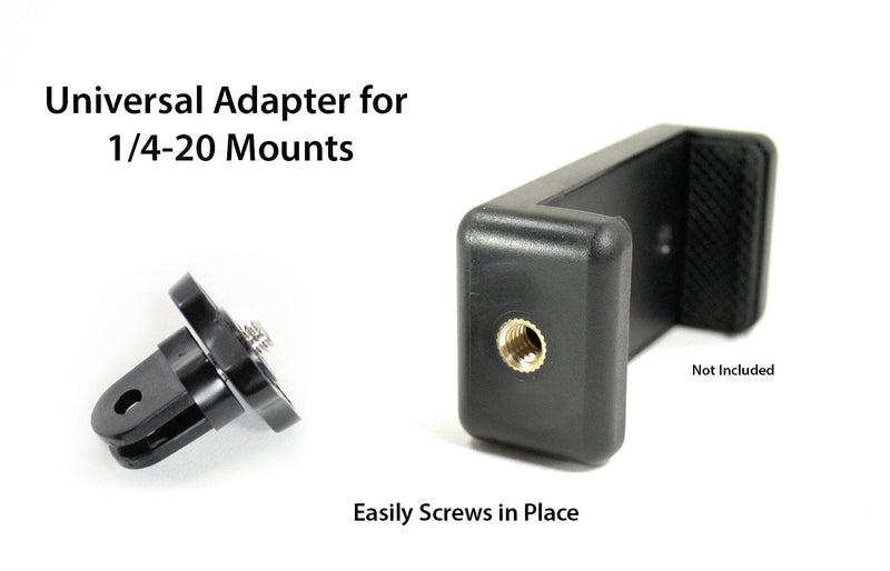 Action Mount - 3 Pieces of Universal Screw Adapter for GoPro Mounts, w/Camera Screw (1/4-Inch 20). These Conversion Adapters Work with a Point-and-Shoot Camera, or Sony Action Cam.