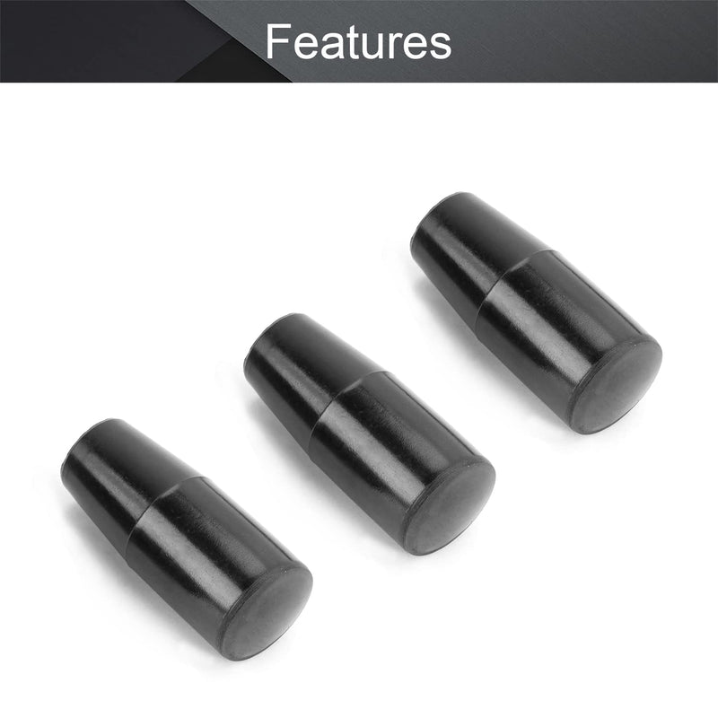 MroMax Handwheel M10 Female Thread Hand Grip Handle Plastic 50mm/1.97" Length Black 9pcs Cone-Black M10x50mm 9Pcs