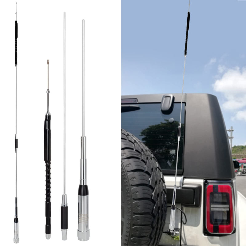 [AUSTRALIA] - Quad Band Mobile Radio Antenna 10m/6m/2m/70cm 29MHZ/50MHZ/144MHZ/430MHZ for YAESU FT-8900R TYT TH-9800 QYT KT-980 Plus KT-8900 KT-7900D 