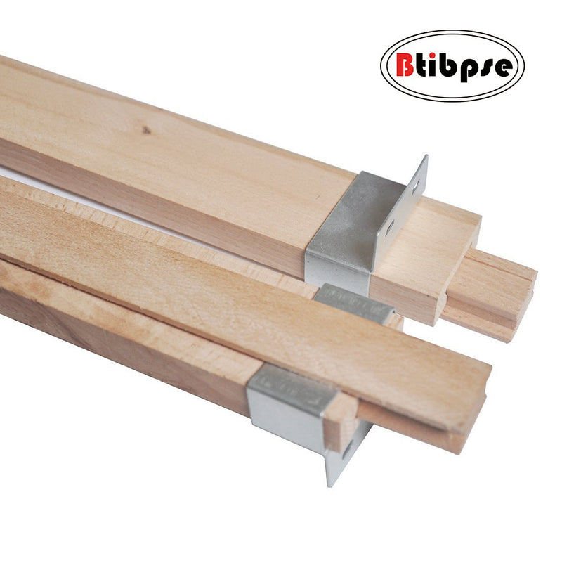 Btibpse Wooden Drawer Slides 16 Inches Classic Wood Center Guide Track with Slide Glides (1 pcs) 1 Piece