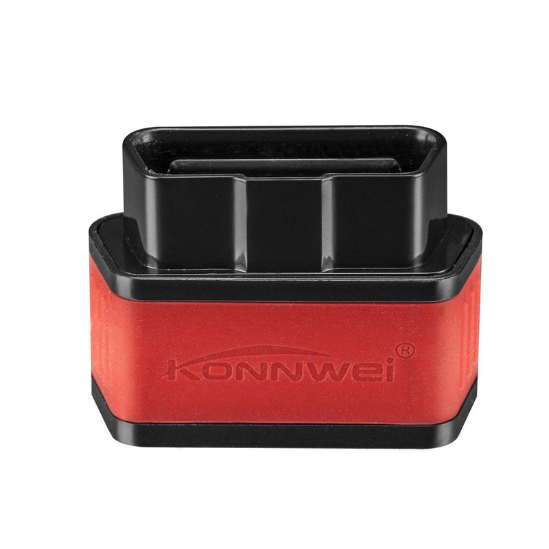 KONNWEI KW903 ELM327 WiFi ODB2 Code Reader Diagnostic Scan Tool for iPhone Android PC Auto Code Scanner (Black red) Black red