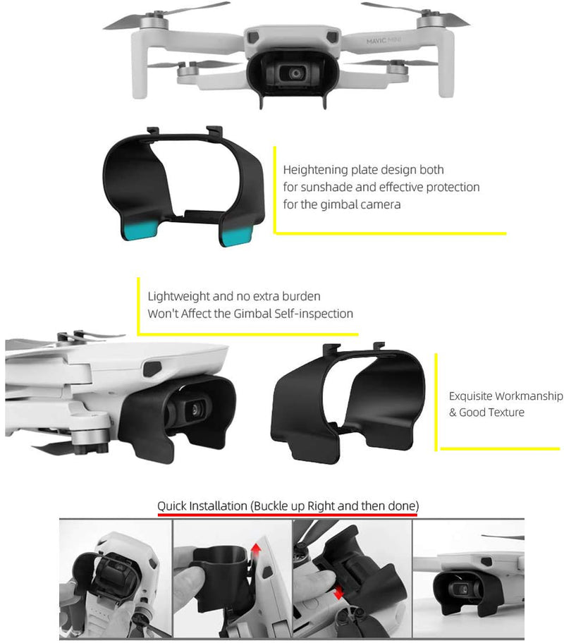 Hood Hood Hood pan tilt Shield for Mavic Mini/maivc Mini 2. DJI Mavic Mini Accessories