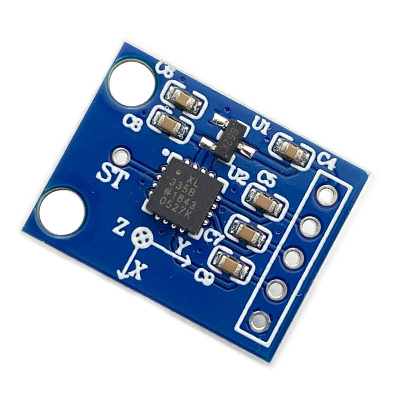 Kiro&Seeu ADXL335 3-Axis Accelerometer Angular Transducer Sensor Module Analog Output Compatible with Ar-duino, (DXL335-MD-1P)