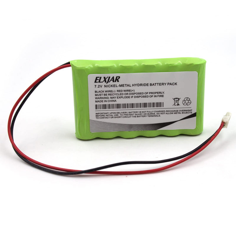 (2-Pack) 7.2V 1500mAh 300-03864-1 Battery Compatible with Honeywell Lynx L3000, Lynx L5000, Lynx L5100, Lynx L5200, LYNXRCHKIT-SC, Ademco WALYNX-RCHB-SC, Bentel BW-B72K Wireless Alarm Control Panels