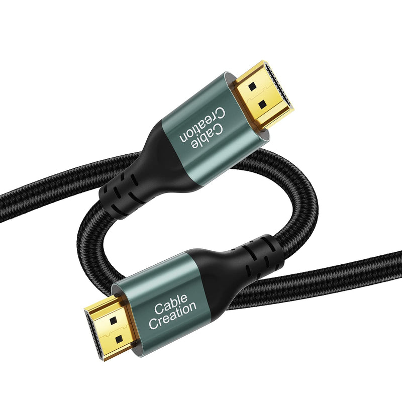 HDMI Cable for PS4, CableCreation 8K HDMI Cable 10ft (48Gbps, 8K/60Hz) - 10 Feet, Xbox Series X HDMI Cable, eARC HDR HDCP 2.2 2.3 with PS5 PS4, MacBook Pro 2021, Roku TV, Sony TV, Samsung TV Green