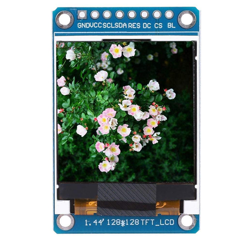 1.44Inch TFT Display Module LCD Display Screen 128RGB x 128 Resolution Serial Peripheral Interface for Arduino